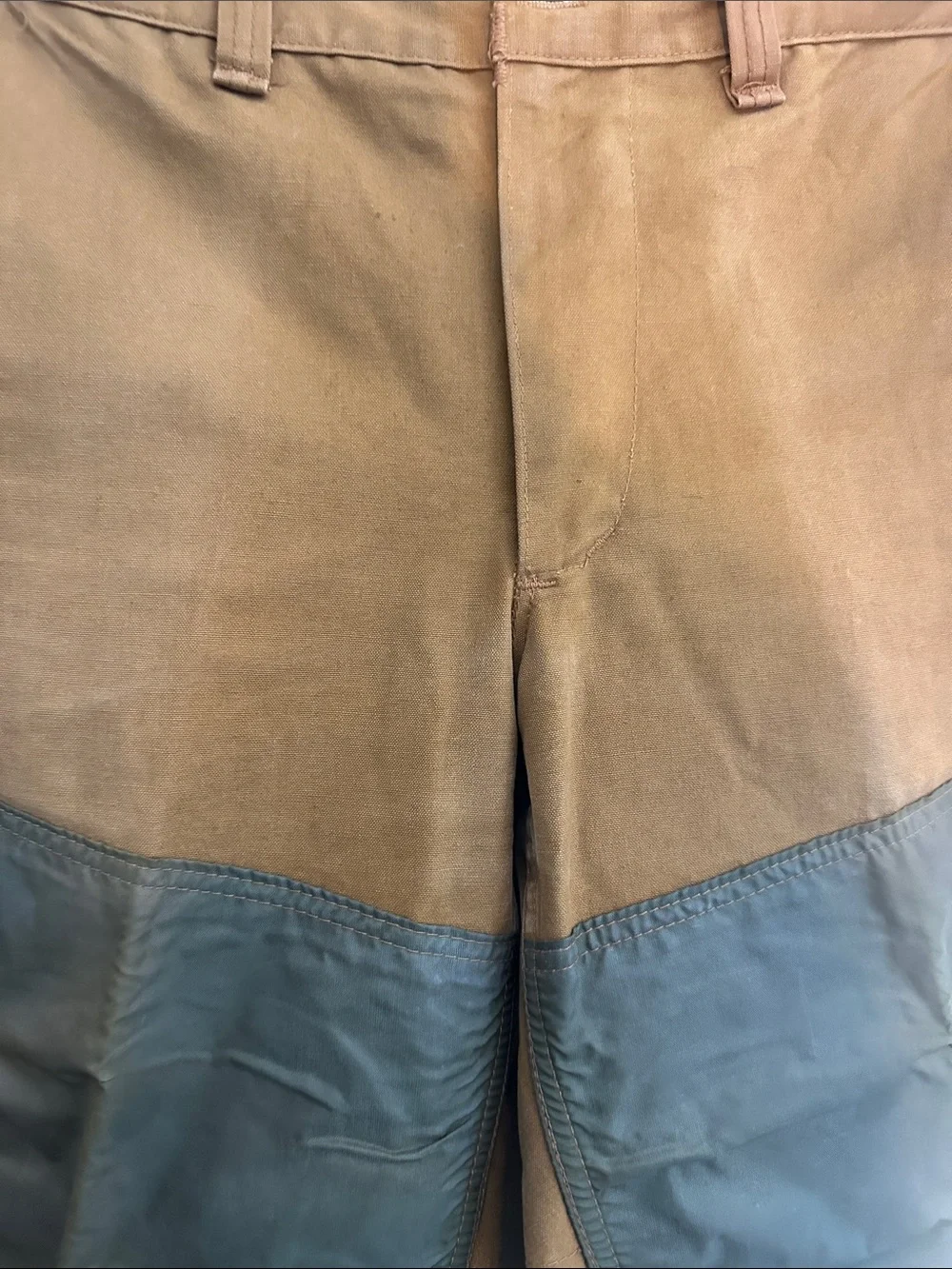 Men's Two-Tone Brown/Olive Reinforced Chinos